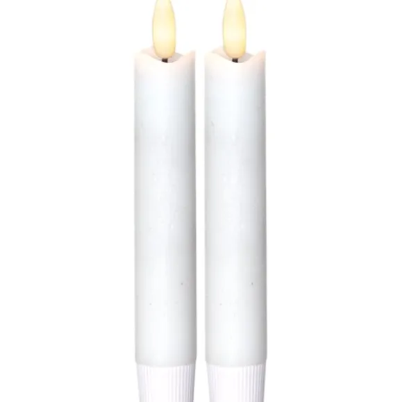 Antikljus LED Äkta vax 2-pack Flamme 15 cm