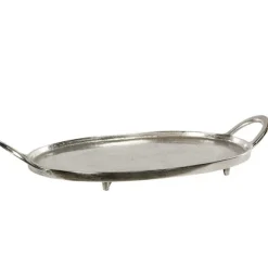 Bricka med handtag rå nickel