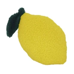 Citron prydnadskudde fylld