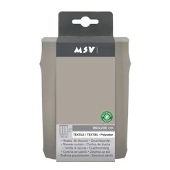 Duschdraperi MSV enfärgat