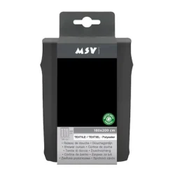 Duschdraperi MSV enfärgat