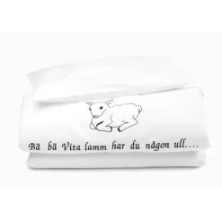 Eco-barnpåslakan Bä Bä percale