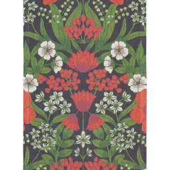 Julblommor kökshandduk
