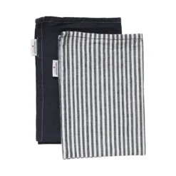 Kökshandduk bomull-lin 2-pack