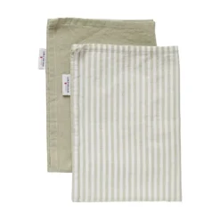 Kökshandduk bomull-lin 2-pack