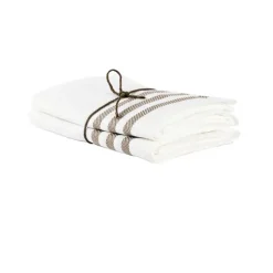 Kökshandduk i linne Diagonal 2-pack
