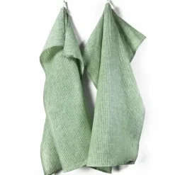 Kökshandduk i linne Kritstreck 2-pack