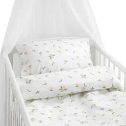 Lemons 2-dels påslakanset Spjälsäng