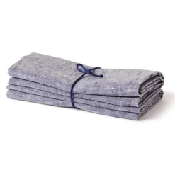 Linnehandduk melerad 2-pack