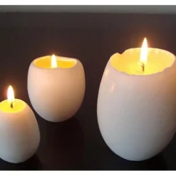 Ljusägg med gula