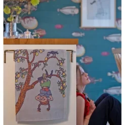 Pippi uppochner kökshandduk