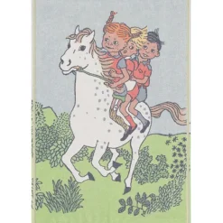 Ridtur med Pippi & Lilla gubben pläd