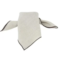Rough linen solidservett