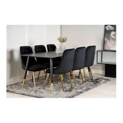 Velvet Deluxe matstol 2-pack