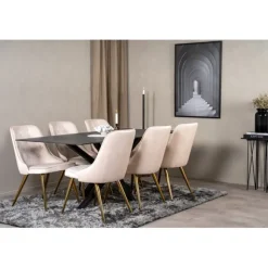 Velvet Lyx matstol 2-pack