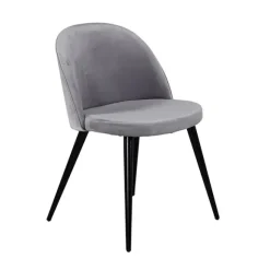 Velvet matstol 2-pack