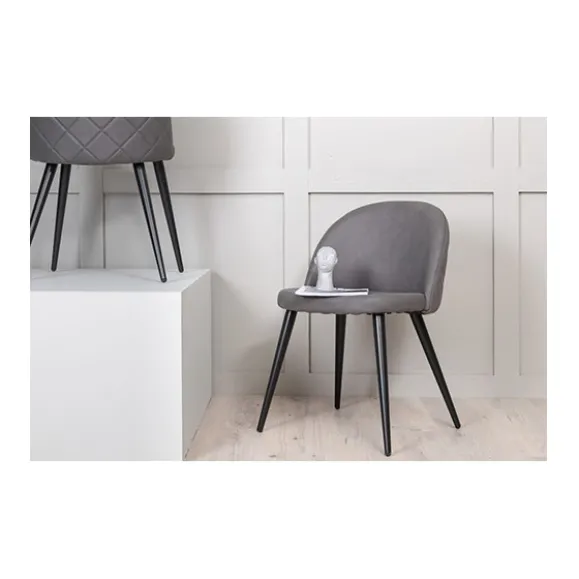 Velvet matstol 2-pack