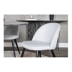 Velvet matstol 2-pack
