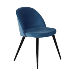 Velvet matstol 2-pack