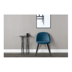 Velvet matstol 2-pack