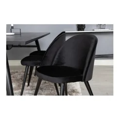 Velvet matstol 2-pack