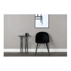 Velvet matstol 2-pack