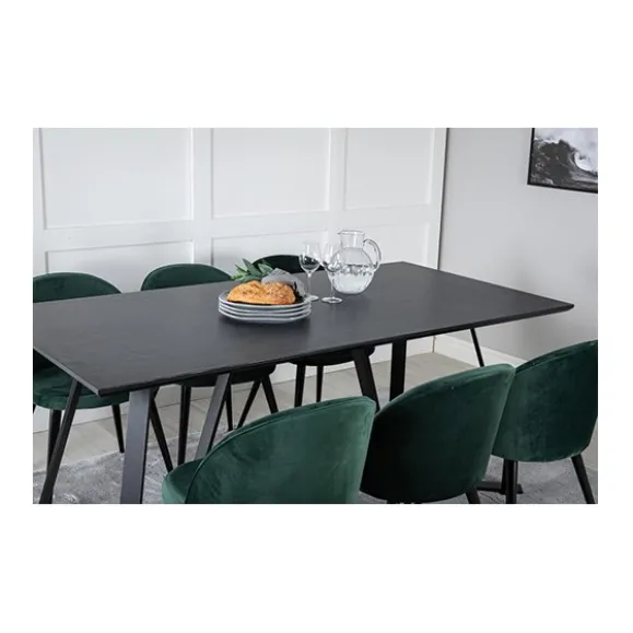 Velvet matstol 2-pack