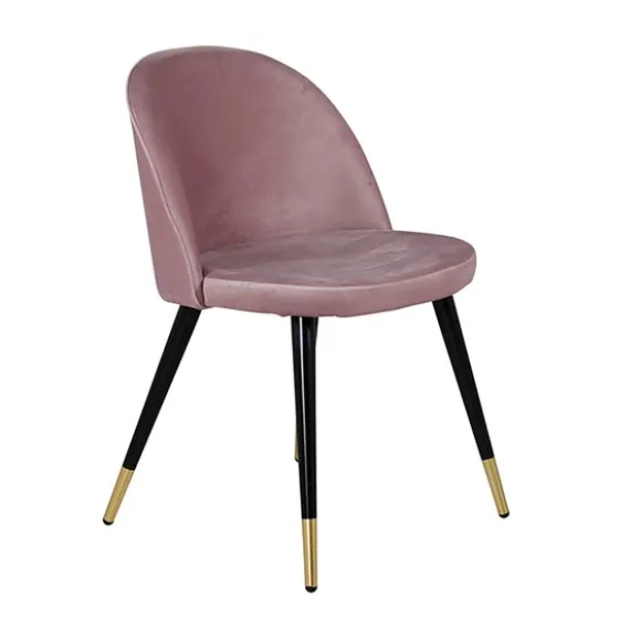 Velvet matstol 2-pack