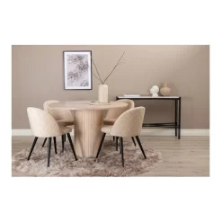 Velvet matstol 2-pack